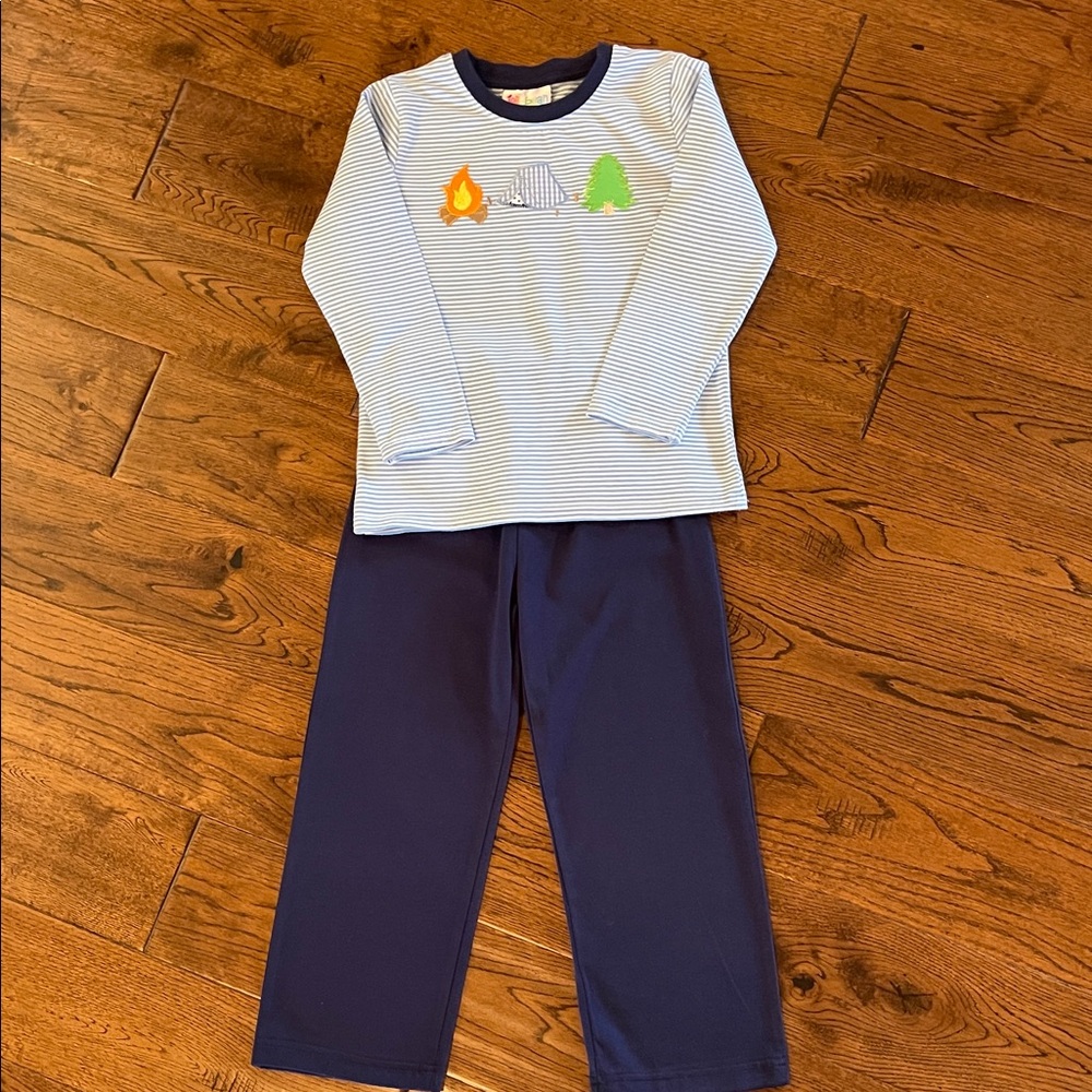 Striped Blue Kids Set